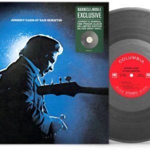 Johnny Cash At San Quentin LP ~ Exclusive Colored Vinyl (Silver/Gray) ~ Sealed!